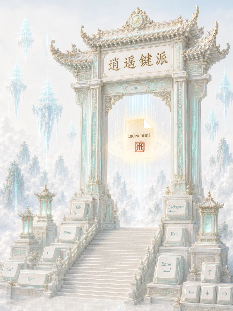 山门主视觉 · 拖入生成图