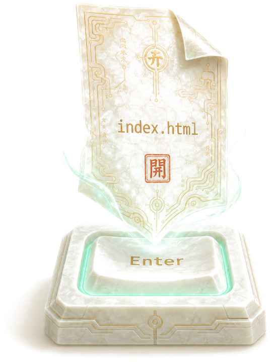 index.html 开页符